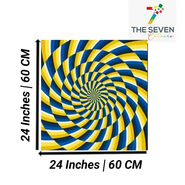 Multicolour_Beautiful_Spin_Illusion_Painting_Canvas_Abstract_Modern_Wall_Art_Decor_Frame_For_Living_Room_|_Bedroom|_Office_Walls_(With_Frame)_(24_By_24_Inches)