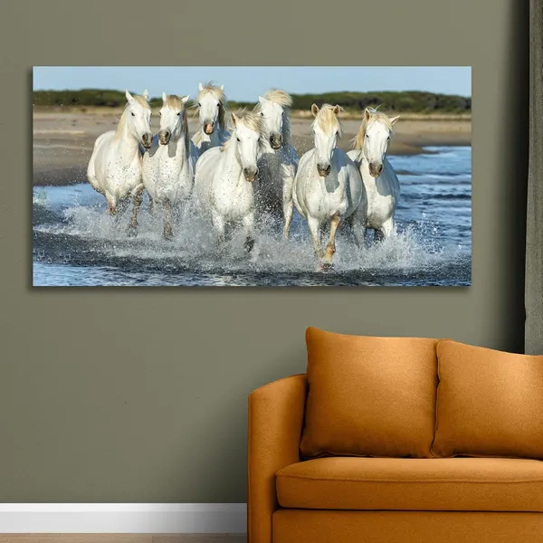 Multicolour_Vastu_Seven_Running_White_Horses_Painting_Canvas_Wall_Frame_Wall_Decor,_Big_Size_Canvas_Painting_With_Frame_|_Canvas_Painting_(Ready_To_Hang)_(48_By_24_Inches)