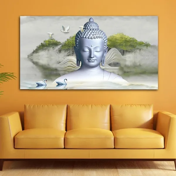 Multicolour_Lord_Buddha_Painting_Canvas_Wall_Frame_Wall_Decor,_Big_Size_Canvas_Painting_With_Frame_|_Canvas_Painting_|_Buddha_Painting_(Ready_To_Hang)_(60_By_30_Inches)