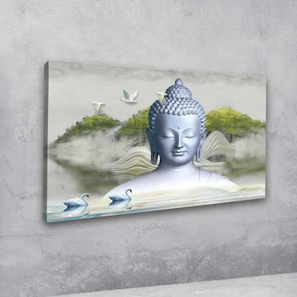 Multicolour_Lord_Buddha_Painting_Canvas_Wall_Frame_Wall_Decor,_Big_Size_Canvas_Painting_With_Frame_|_Canvas_Painting_|_Buddha_Painting_(Ready_To_Hang)_(60_By_30_Inches)