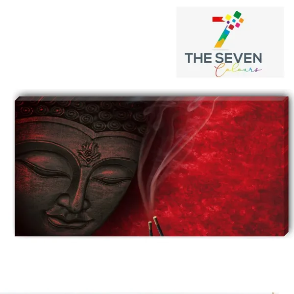 Multicolour_Beautiful_Wall_Art_Buddha_Abstract_Canvas_Painting_For_Living_Room_(With_Frame)_(48_By_24_Inches)
