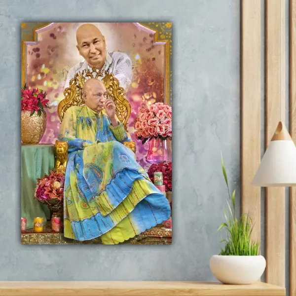 Multicolour_Guruji_Swaroop_Photo_Frame_For_Wall_Decor_|_Guruji_Photo_With_Frame_Big_Size_|_Guruji_Swaroop_Wall_Painting_(With_Frame)_(Ready_To_Install)(24_By_36_Inches)