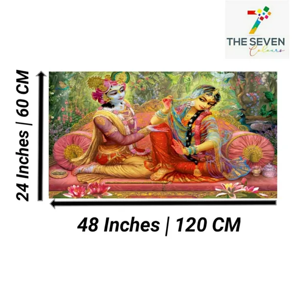 Multicolour_Beautiful_Madhubani_Radha_Krishna_Painting_With_Frame_For_Living_Room_Wall_Decor_Big_Size_Large_Photo_Home_Decoration_|_Bedroom_|_Office_Walls_(48_By_24_Inches)