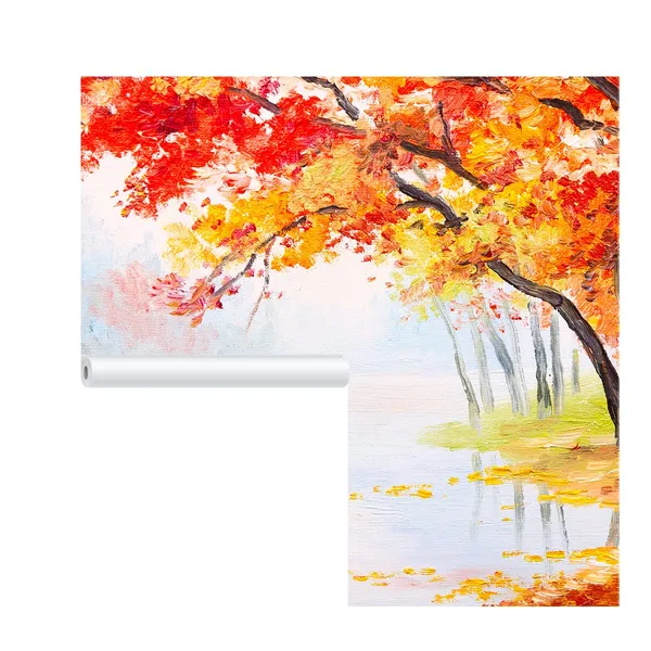 Multicolour_Self_Adhesive_Wallpapers_Autumn_Trees_Near_River_Vinyl_Stickers_Decals_For_Wall_Decors_|_Floors_|_Flooring_Rolls_|_Home_Decoration_|_Bedroom_(120X144_Inches)