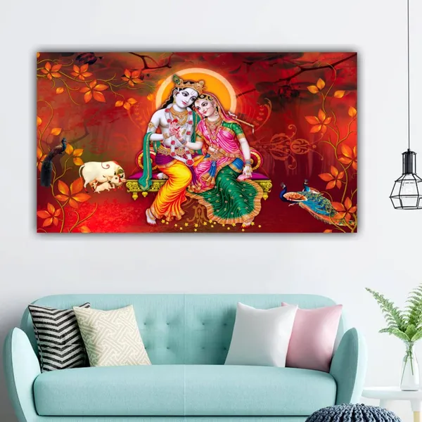 Multicolour_Radha_Krishna_Painting_With_Frame_For_Living_Room_Wall_Decor_Big_Size_Large_Photo_Home_Decoration_|_Bedroom_|_Office_Walls_(48_By_24_Inches)