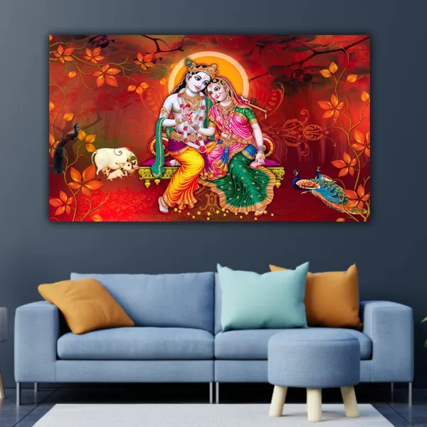 Multicolour_Radha_Krishna_Painting_With_Frame_For_Living_Room_Wall_Decor_Big_Size_Large_Photo_Home_Decoration_|_Bedroom_|_Office_Walls_(48_By_24_Inches)