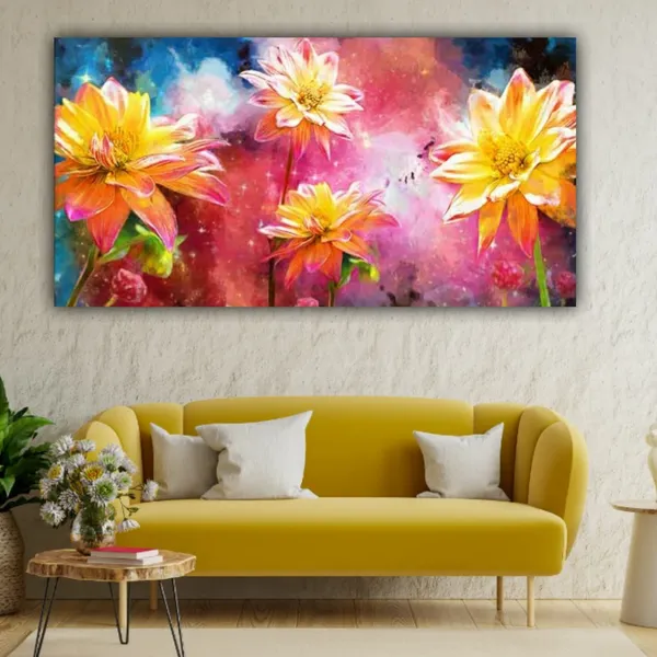 Multicolour_Beautiful_Abstract_Modern_Art_Flower_Design_Canvas_Paintings_For_Living_Room_Large_Size_Painting_(60_By_30_Inches)_(With_Frame)