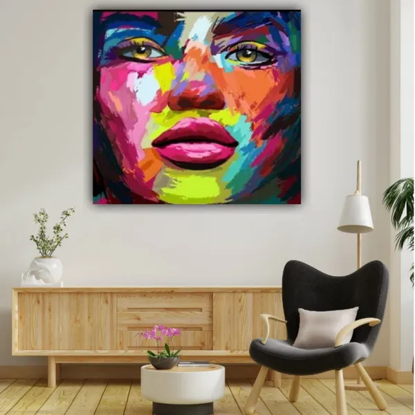 Multicolour_Beautiful_Abstract_Paintings_Canvas_Colours_Of_A_Women_Modern_Wall_Art_Decor_Painting_Frame_For_Living_Room_|_Bedroom_|_Office_Walls_(With_Frame)_(24_By_24_Inches)