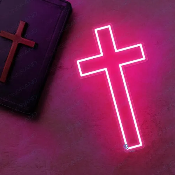 Multicolour_Beautiful_Jesus_Cross_Neon_Light_Sign_Wall_Decor