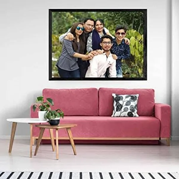 Multicolour_Beautiful_Family_Photo_Frame_With_Canvas_Print_|_Personalized_Canvas_Family_Photo_Frame_|_Customized_Family_Photo_Frame_|_Kids_Photo_With_Frame_|_Personal_Photo_Custom_Frame