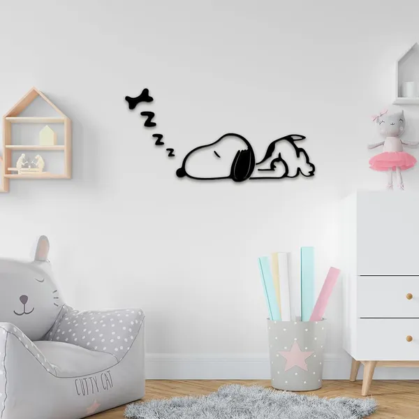 Black_Wall_Stickers_Snoopy_Good_Night_Puppy_Dog_Sleeeping_For_Bed_Room_School_Rooms_Funny_3D_Snoppy_Dog_Wall_Art_Wall_Decor_Vinyl_Decals_Black