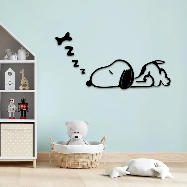 Black_Wall_Stickers_Snoopy_Good_Night_Puppy_Dog_Sleeeping_For_Bed_Room_School_Rooms_Funny_3D_Snoppy_Dog_Wall_Art_Wall_Decor_Vinyl_Decals_Black