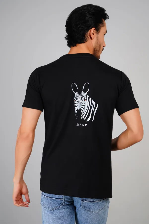 Black_Eagle_-Terry_Cotton_Half_sleeves_Tshirt_For_Men
