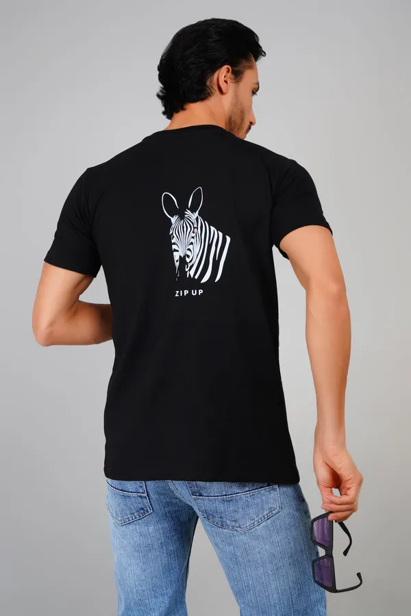 Black_Eagle_-Terry_Cotton_Half_sleeves_Tshirt_For_Men