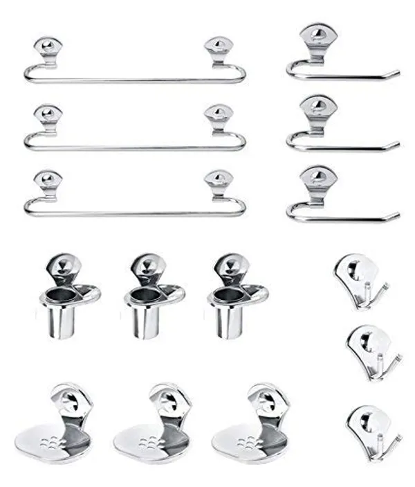 Silver_Stainless_Steel_Bathroom_Sets_(Towel_Rod_|_Towel_Ring_|_Toothbrush_Holder_|_Soap_Dish_|_Rob_Hook)_(Pack_Of_3_Pcs_Each)