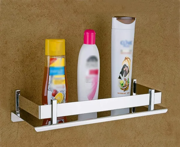 Silver_Handy_Bathroom_Accessories_Stainless_Steel_Bathroom_Shelf_With_Wall_Mount_Bath_Shelf_Organizer_(12_X_5_Inch)