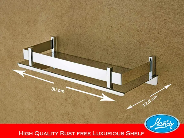 Silver_Handy_Bathroom_Accessories_Stainless_Steel_Bathroom_Shelf_With_Wall_Mount_Bath_Shelf_Organizer_(12_X_5_Inch)