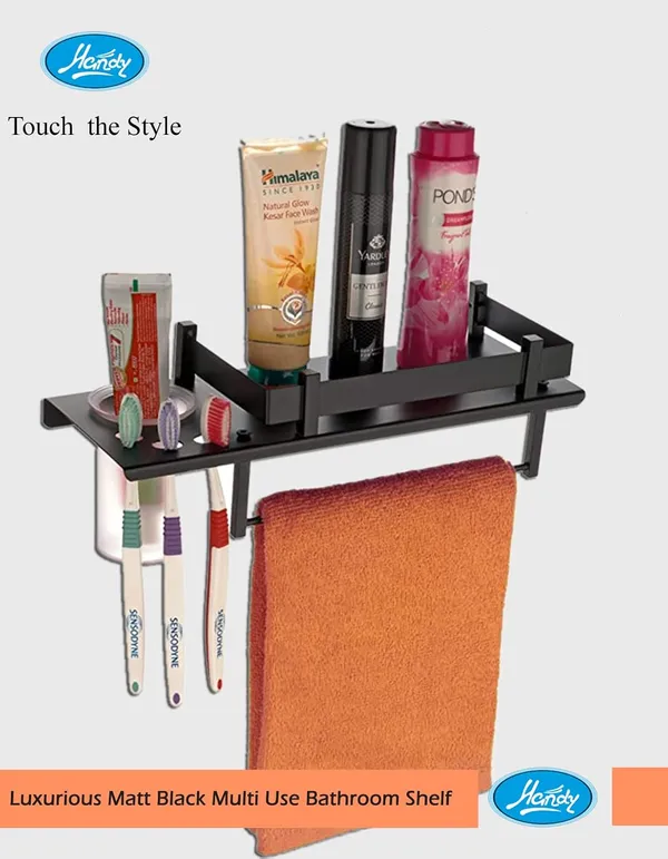 Black_Stainless_Steel_All_In_One_Multipurpose_Bathroom_Shelf_With_Toothbrush_Holder_And_Towel_Rod_(14_X_5_Inch)