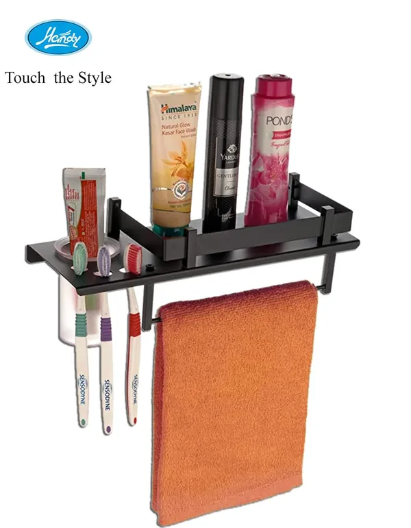 Black_Stainless_Steel_All_In_One_Multipurpose_Bathroom_Shelf_With_Toothbrush_Holder_And_Towel_Rod_(14_X_5_Inch)