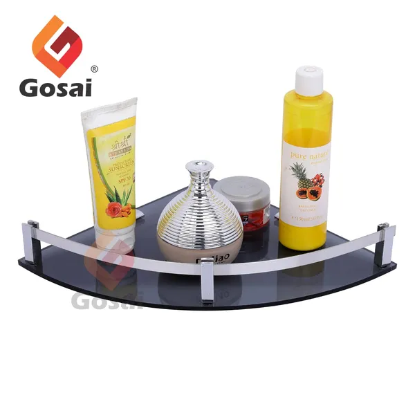 Black_Corner_Shower_Caddy_Acrylic_Glass_Shelf_(Set_Of_3)_(9_X_9_Inch)