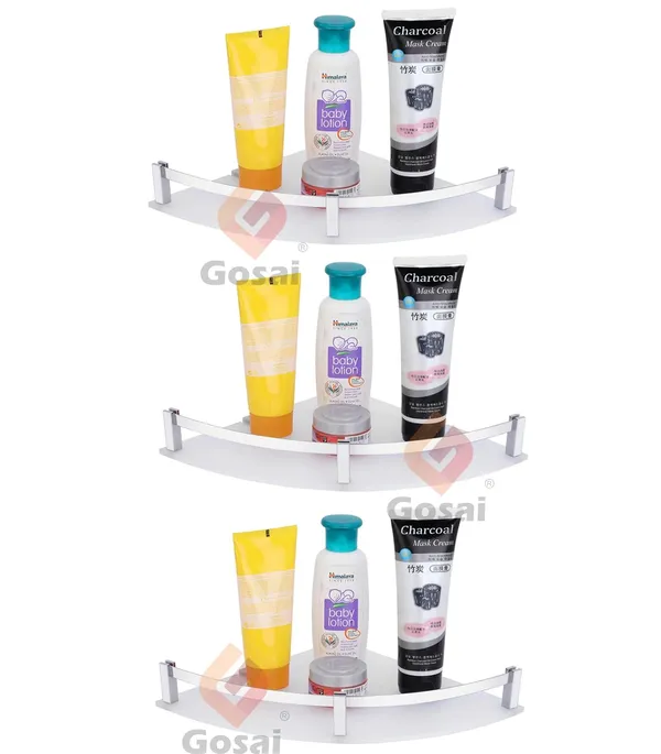 Matte_Transparent_Corner_Shower_Caddy_Acrylic_Glass_Shelf_(Set_Of_3)_(9_X_9_Inch)