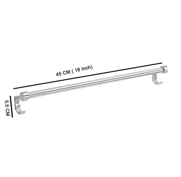 Silver_Stainless_Steel_Bathroom_Accessories_Towel_Rod_Towel_Bar_With_Cloths_Hook_(18_Inch)