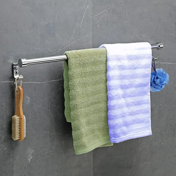 Silver_Stainless_Steel_Bathroom_Accessories_Towel_Rod_Towel_Bar_Cloths_Hook_(24_Inch)
