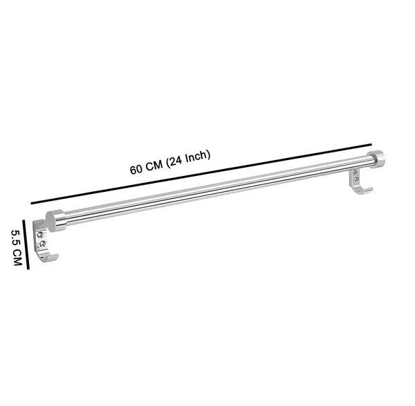Silver_Stainless_Steel_Bathroom_Accessories_Towel_Rod_Towel_Bar_Cloths_Hook_(24_Inch)