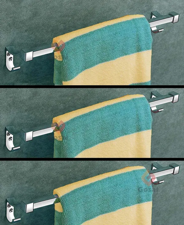Chrome_Finish_Stainless_Steel_Square_Towel_Rod_With_Hook__(24_Inch)