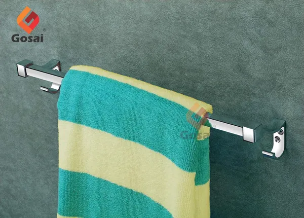 Chrome_Finish_Stainless_Steel_Square_Towel_Rod_With_Hook__(24_Inch)
