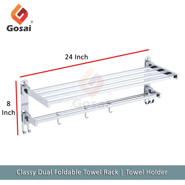Silver_Stainless_Steel_Luxury_Folding_Towel_Racks