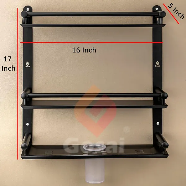 Matte_Black_3_Layer_Stainless_Steel_Bathroom_Shelf_With_2_Soap_Case,_1_Toothbrush_Holder_And_Hook_(17_X_16_X_5_Inch)