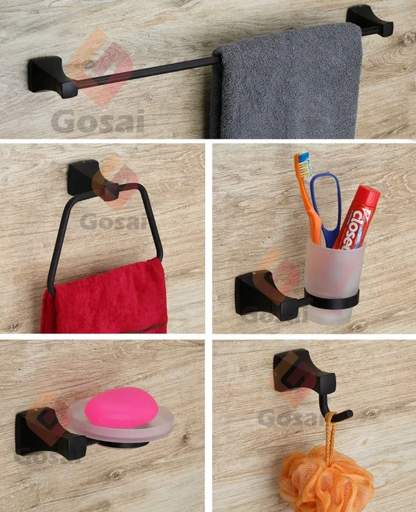 Matte_Black_Stainless_Steel_Premium_Bathroom_Accessories_Pyramid_Bathroom_Set_(Towel_Rod_|_Towel_Ring_|_Soap_Dish_|_Toothbrush_Holder_|_Rob_Hook)_(Pack_Of_5_Pc)_(Towel_Rod_24_Inch)