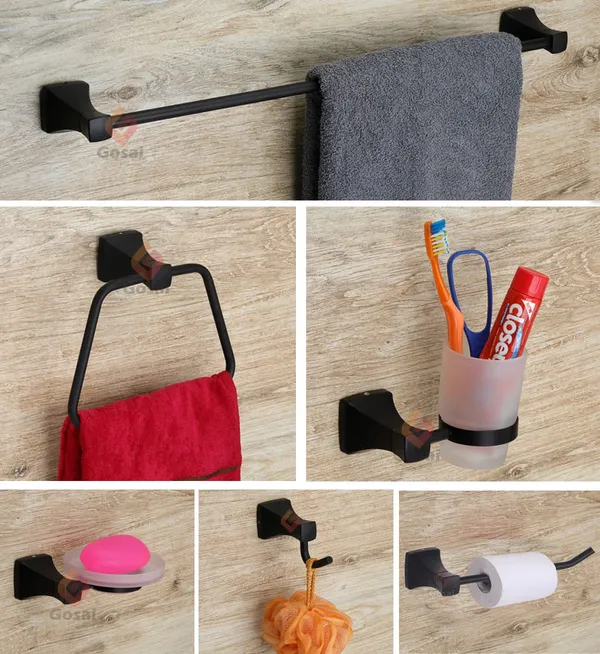 Matte_Black_Stainless_Steel_Bathroom_Accessories_Pyramid_Bathroom_Set_(Towel_Rod_|_Towel_Ring_|_Soap_Dish_|_Toothbrush_Holder_|_Rob_Hook_|_Paper_Holder)_(Pack_Of_6_Pc)_(Towel_Rod_24_Inch)