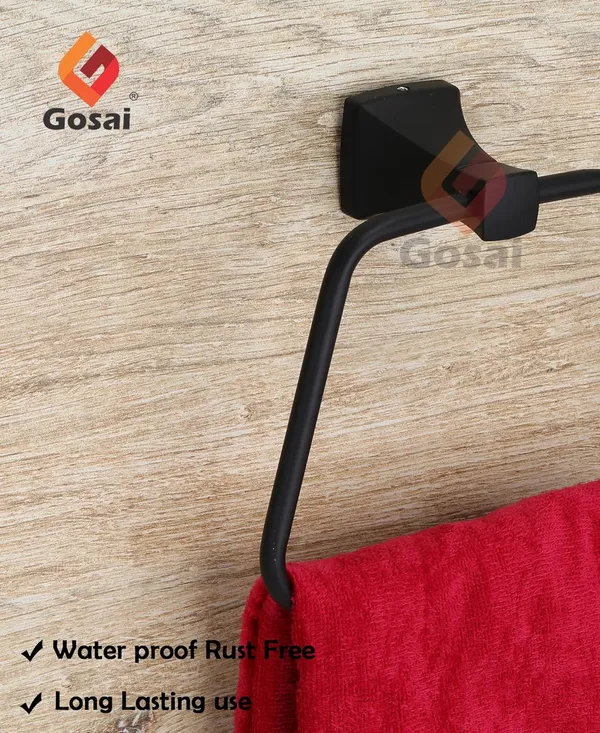 Matte_Black_Finish_Stainless_Steel_Premium_Bathroom_Accessories_Pyramid_Towel_Ring_(8_X_6_Inch)
