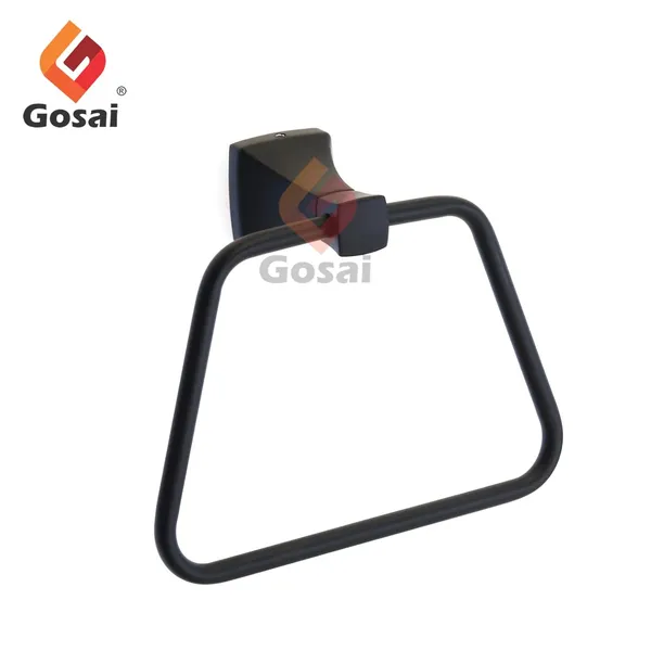 Matte_Black_Finish_Stainless_Steel_Premium_Bathroom_Accessories_Pyramid_Towel_Ring_(8_X_6_Inch)