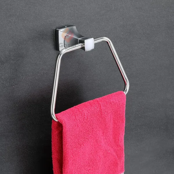 Chrome_Finish_Stainless_Steel_Premium_Bathroom_Accessories_Pyramid_Towel_Ring_(8_X_6_Inch)