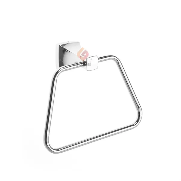 Chrome_Finish_Stainless_Steel_Premium_Bathroom_Accessories_Pyramid_Towel_Ring_(8_X_6_Inch)