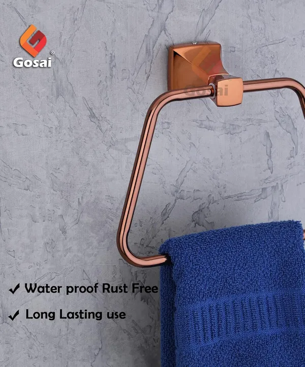 Rose_Gold_Finish_Stainless_Steel_Premium_Bathroom_Accessories_Pyramid_Towel_Ring_(8_X_6_Inch)