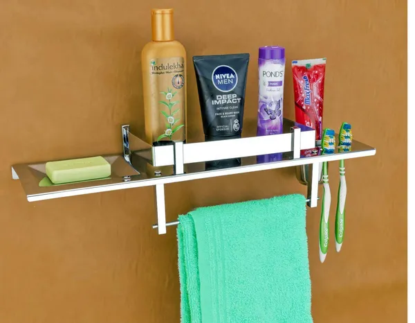 Silver_Stainless_Steel_Bathroom_Shelf_With_Towel_Ring_Multipurpose_Shelf_With_Soap_Dish_And_Toothbrush_Holder_(18_X_5_Inch)