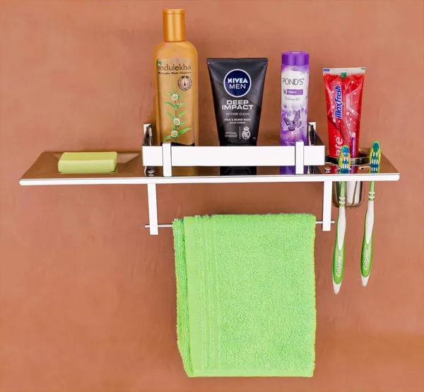Silver_Stainless_Steel_Bathroom_Shelf_With_Towel_Ring_Multipurpose_Shelf_With_Soap_Dish_And_Toothbrush_Holder_(18_X_5_Inch)
