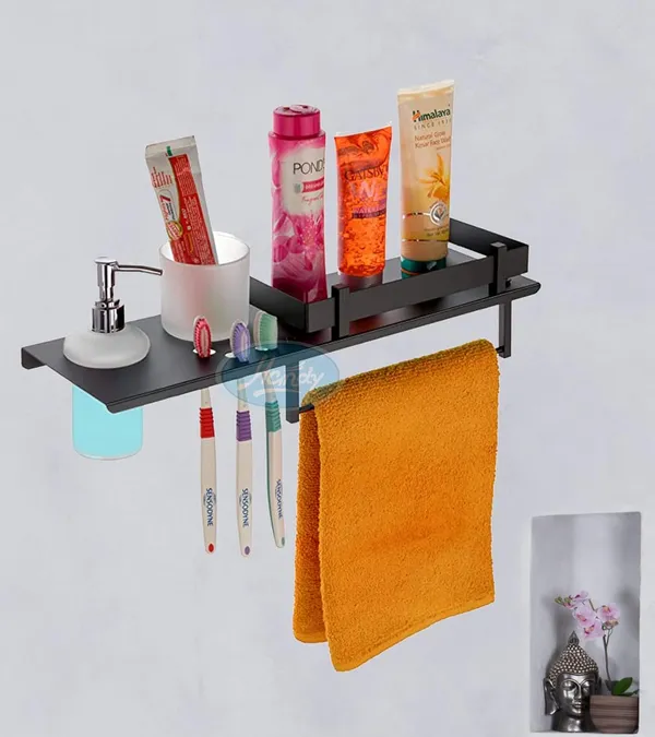 Matte_Black_Stainless_Steel_Bathroom_Shelf_With_Soap_Dispenser_(18_X_5_Inch)