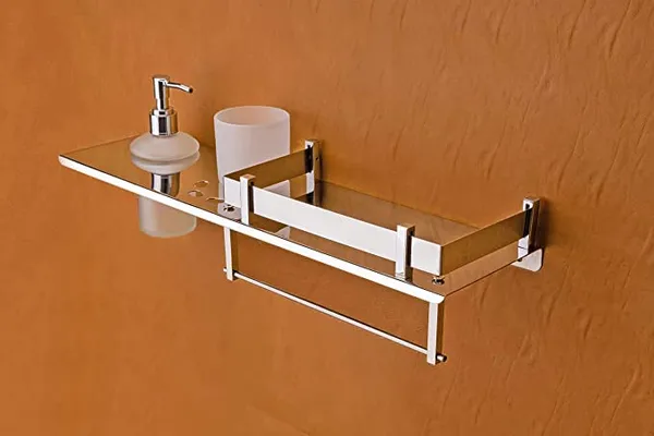 Silver_Stainless_Steel_Bathroom_Shelf_With_Soap_Dispenser_(18_X_5_Inch)