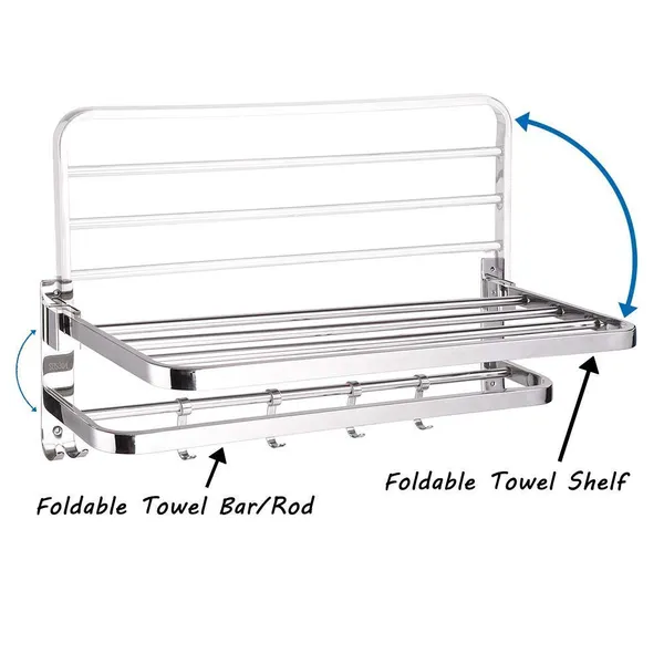 Chrome_Stainless_Steel_Dual_Folding_Towel_Rack_For_Bathroom_(24_Inch)