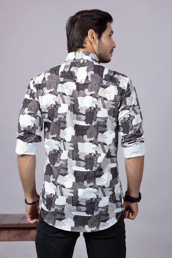 Black_Casual_Printed_Full_Sleeve_Double_Pocket_Shirt