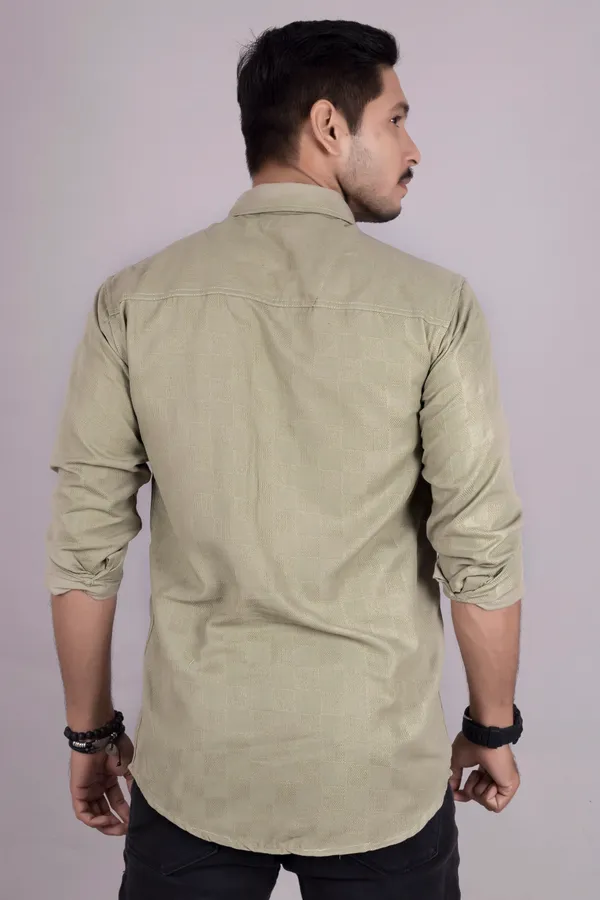 Beige_Cotton_Casual_Roll_Up_Sleeve_Printed_Shirt