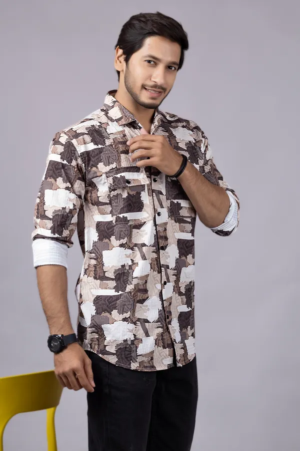 Brown_Casual_Printed_Full_Sleeve_Double_Pocket_Shirt