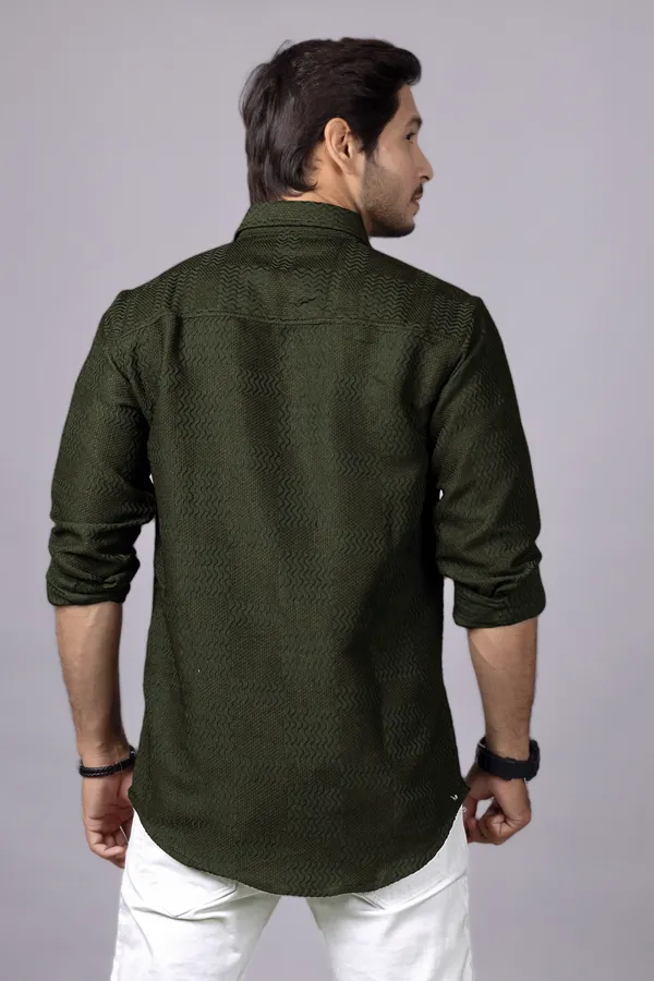 Green_Color_New_Latest_Collection_Men's_Shirt