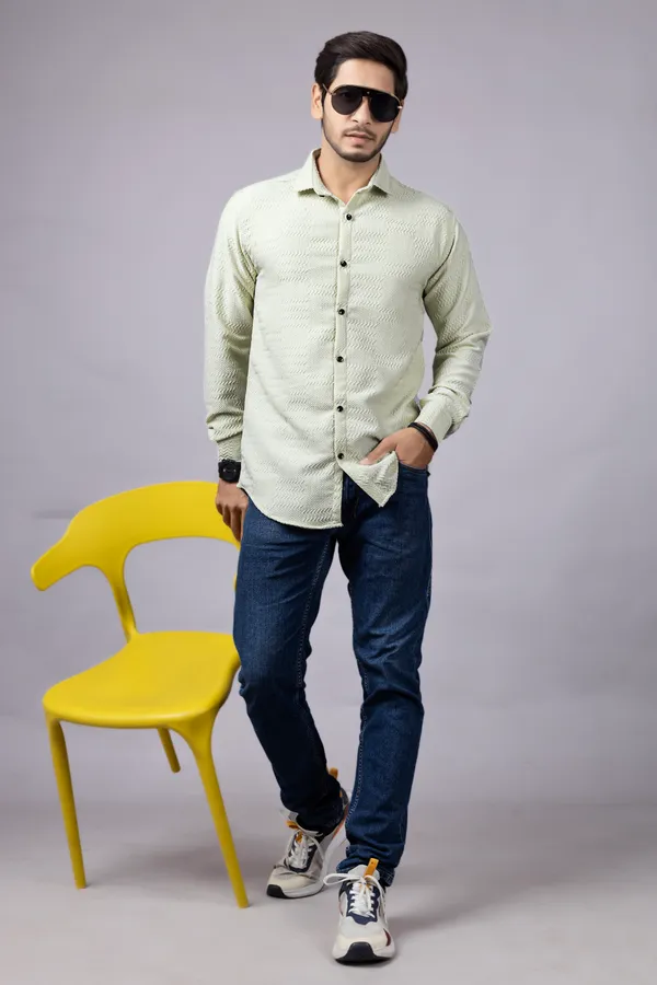 Light_Green_Color_New_Latest_Collection_Men's_Shirt