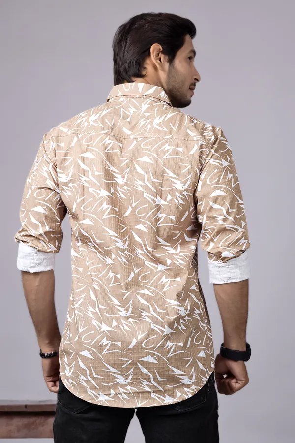 Men_Yellow_Custom_Fit_Printed_Full_Sleeves_Casual_Shirts
